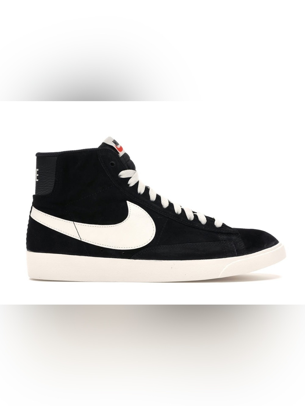 Nike Blazer Mid Vintage Black with Cream Swoosh
